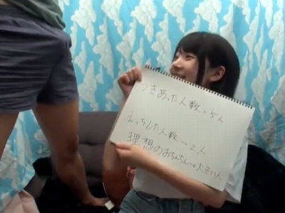 「え！？誰ですかこの人…」いきなりのチンポ登場に唖然とする美少女と中出しハメ