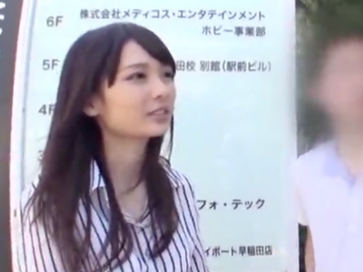 早稲田のパイパンJDナンパ→ホテル連れ込みガチ中出し♡