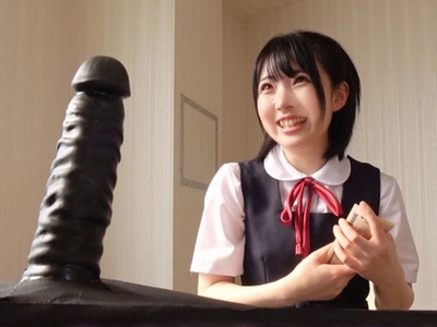 「え…これを奥まで？///」初めて見るデカマラに鬼イラマされて感じてしまった田舎JK