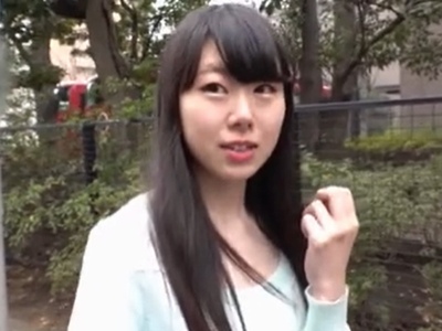 「謝礼？え～…」学校帰りの黒髪素人さん→強めの警戒心を男優テクで解いてベロチュー中出し♡
